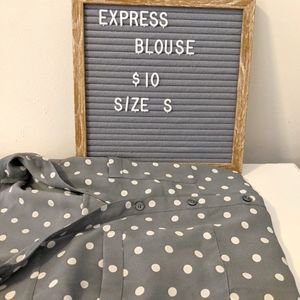 Polka Dot Portofino Blouse